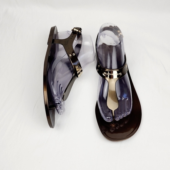 Michael kors Bronze Jelly Sandals - Picture 11 of 13